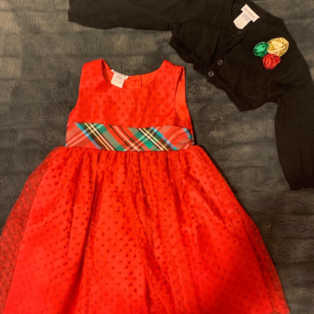 Girls size 4T Christmas Holiday Dress